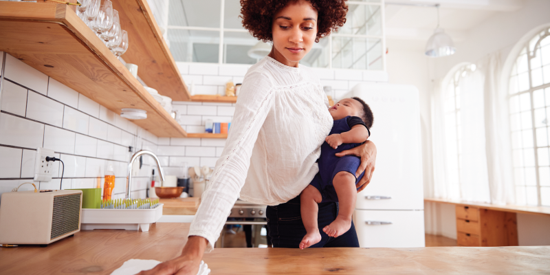 20 Minutes to a Clean House for New Moms
