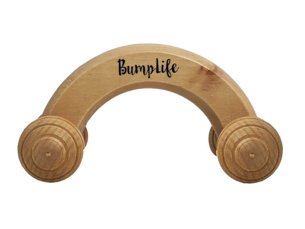 A photo of the BumpLife wooden massager